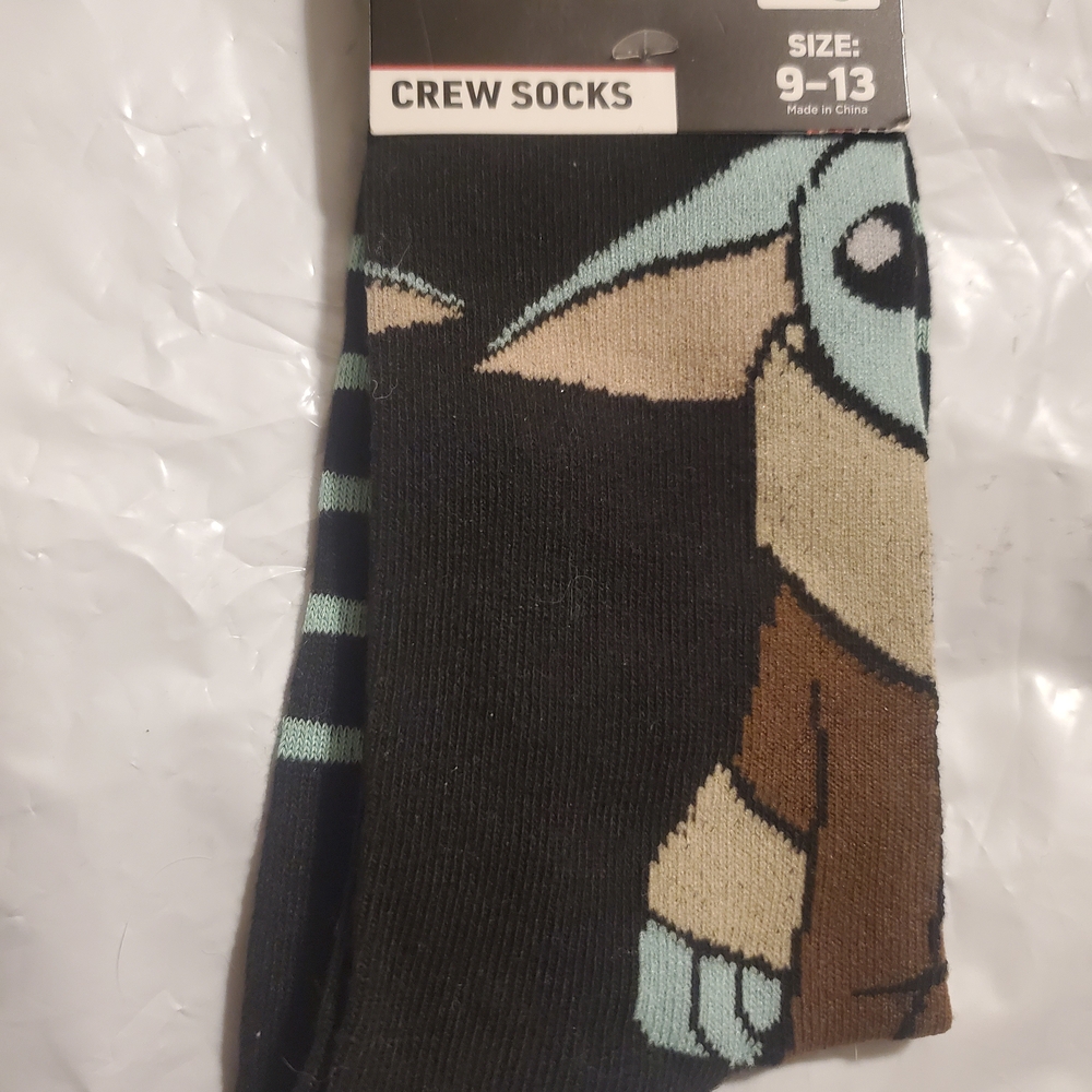 Disney Crew Socks Star Wars Mandaldrian Women Size 9-13 NWT